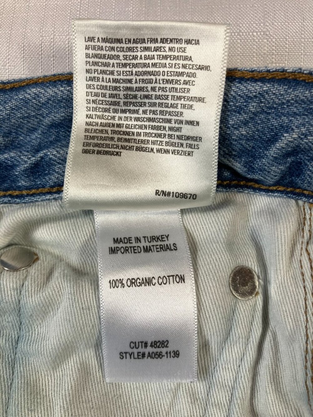 EUC Agolde Los Angeles Premium Denim Jeans, Button Fly, Size 27 - Picture 7 of 10
